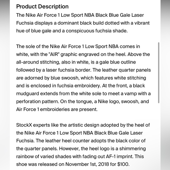 Nike | AF1 / Air Force 1 ‘07 LV8 Low Sport NBA - “South Beach” - Picture 15 of 15